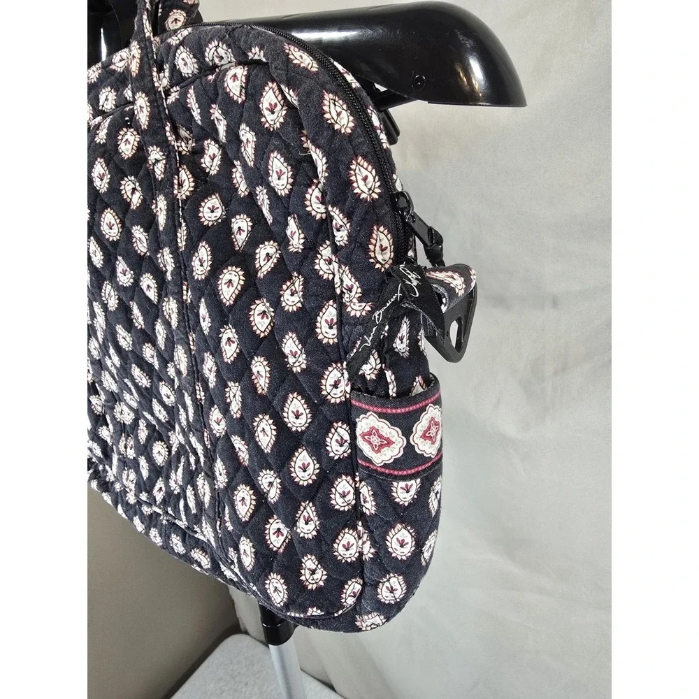 Vera Bradley Black Floral Laptop Bag Purse She Isnt Perfect But Its Discounted!